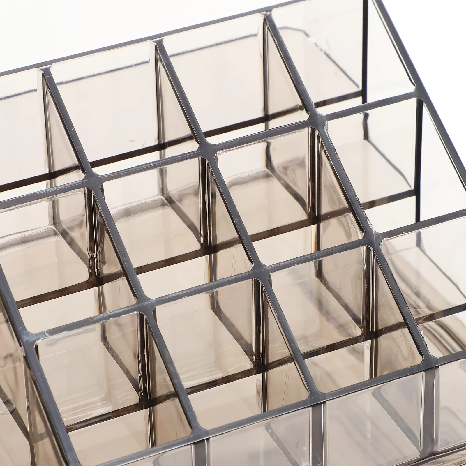 

Transparent Storage Compartment Desk ganizer Cosmetics Storage Box For Makeup Cosmetics Stationery Bathroom Supplies