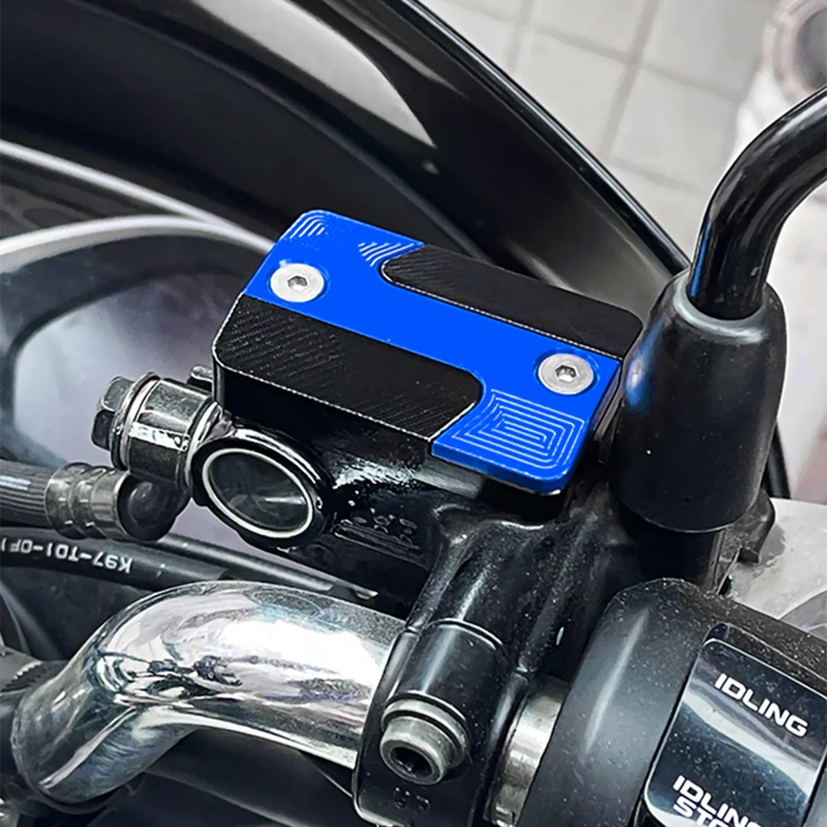 دراجة نارية CNC الألومنيوم الفرامل أسطوانة رئيسية خزان غطاء مناسبة ل PCX/Forza/MT/Force/SYM MMBCU/Husky/UHR150 تعديل جزء