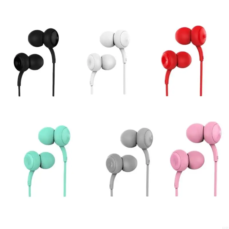 

Corded Earbuds in-Ear Headphone Earphones with Microphone Noise Isolation Corded 3.5Mm Earbuds for Mobile Phone 896C