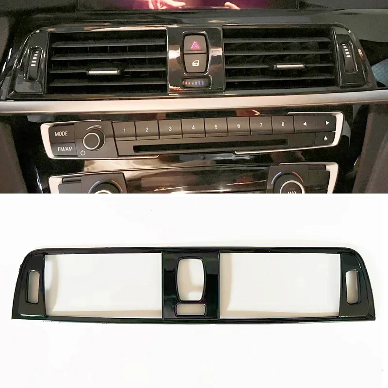 6-Piece Carbon Fiber AC Vent Cover Trim For BMW F30 F34 2013-2016 | Left Side, Black, 6-Month Warranty, Easy Install