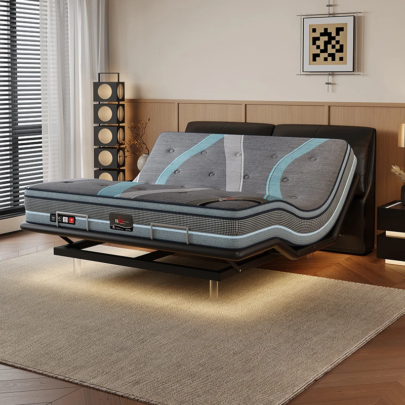 For Adjustable King-Size Smart Bed with Wireless Remote Control Functional & Reclining Features Soft Bedroom Furniture