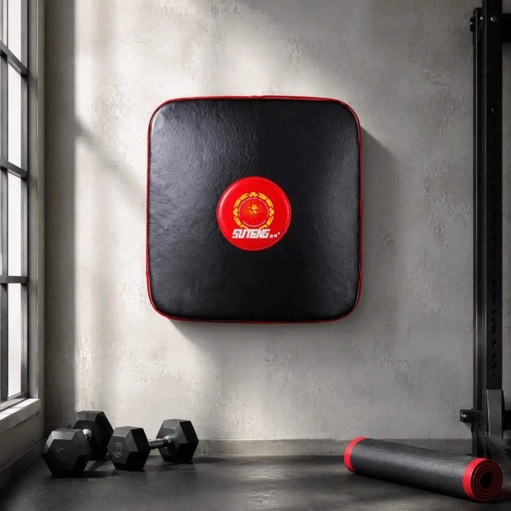 Square Shape Punching Wall Pad Shock Absorbing Heavy Duty Boxing Striking Board Wall Mounted Kick Target Pad Karate Training