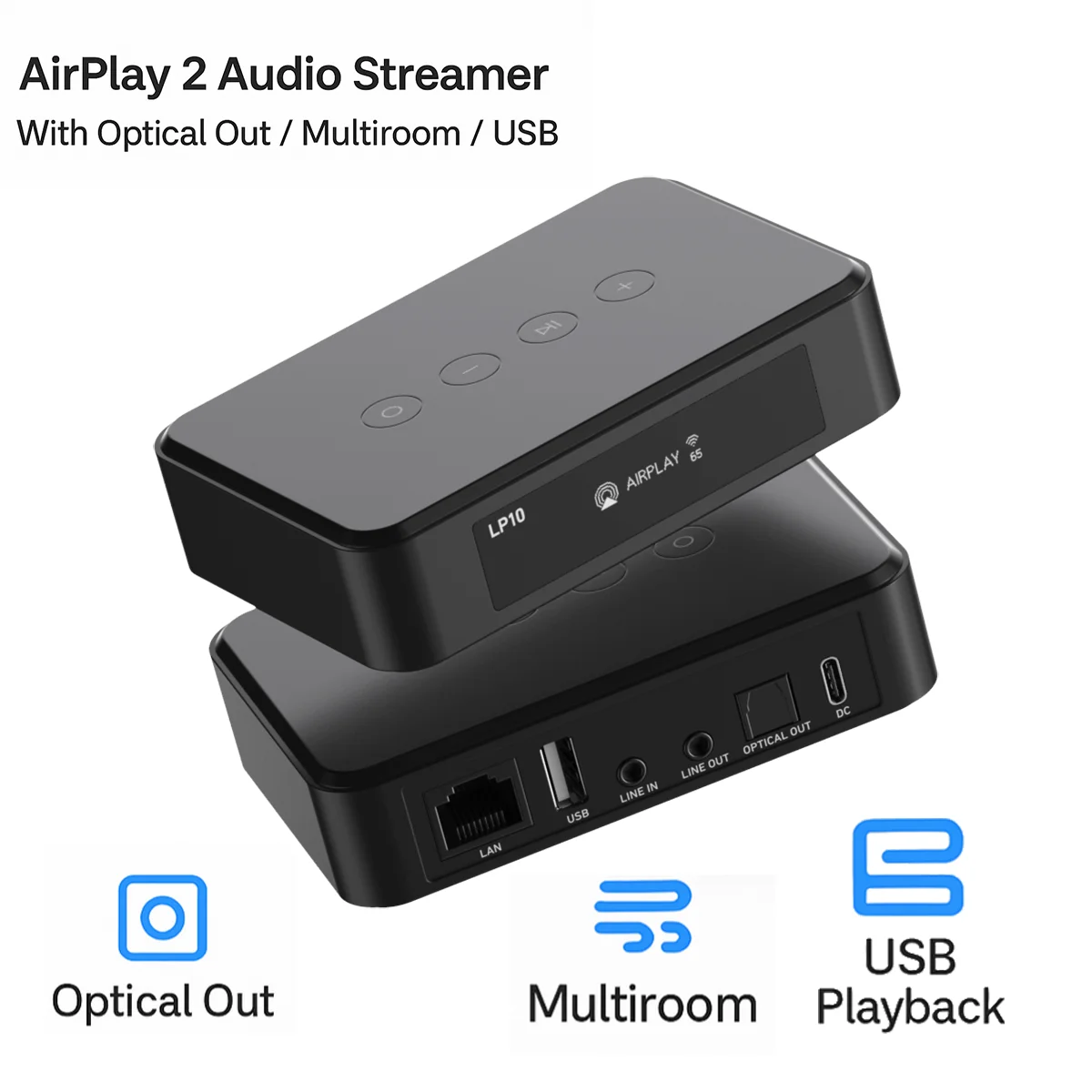 Audio Music Google - Arylic LP10 Reprodutor de Música HiFi