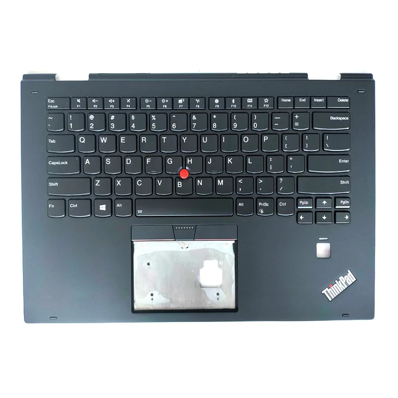 S  For Lenovo Yoga X1 2nd Gen Palmrest Keyboard No Touchpad Backlit Black 01HY808