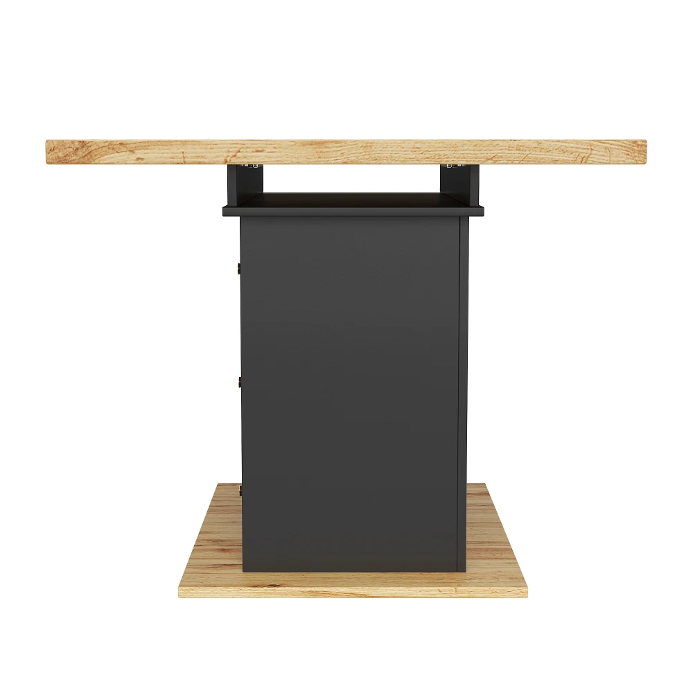 PINGGO LED-Esstisch 110(140)x80x75cm Holztisch für 6 Personen für Küche, Esszimmer, Terrasse, Garten – Detail 19