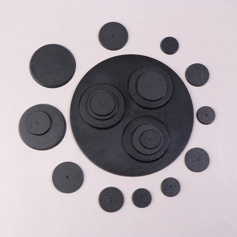 5pcs 25mm/32mm/40mm/50mm/60mm Round Bases For Miniature Table Games Tabletop Game Base Modeling Model Kit Diorama