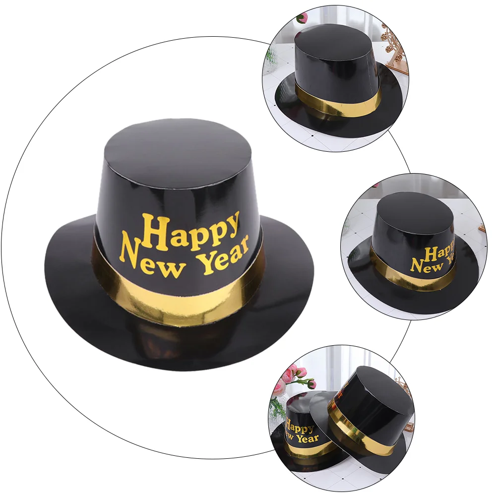 4 Pcs Halloween Polite Hats Top for Kids Paper 2022 New Years Cotusme Prop Tops