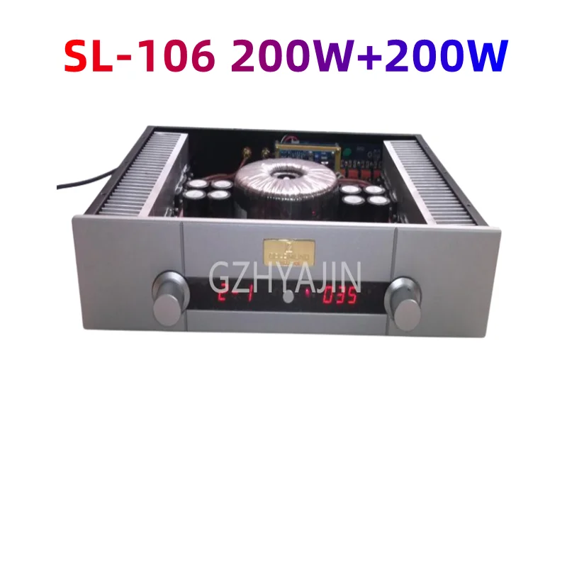 

New SL-106 200W+200W combined with remote control fever amplifier HIFI amplifier diy fever high power amplifier 2.0