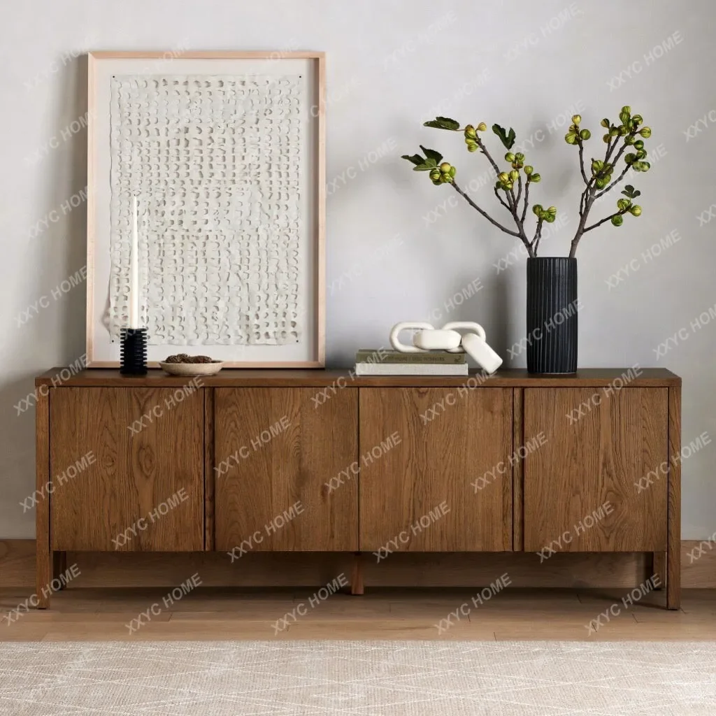 

Small apartment living room storage cabinet entrance TV cabinet