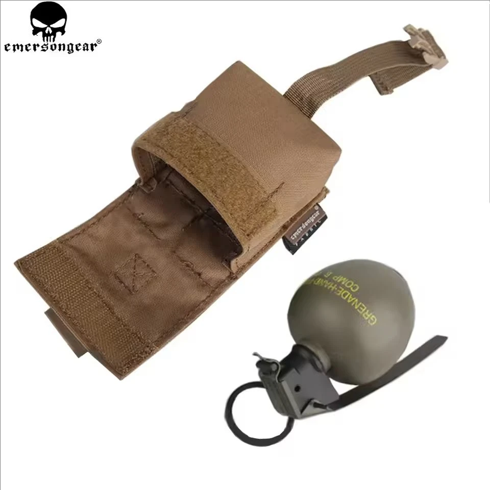 Emersongear-LBT Style Single Frag Grenade Pouch, Airsoft Combat Molle, EM6369