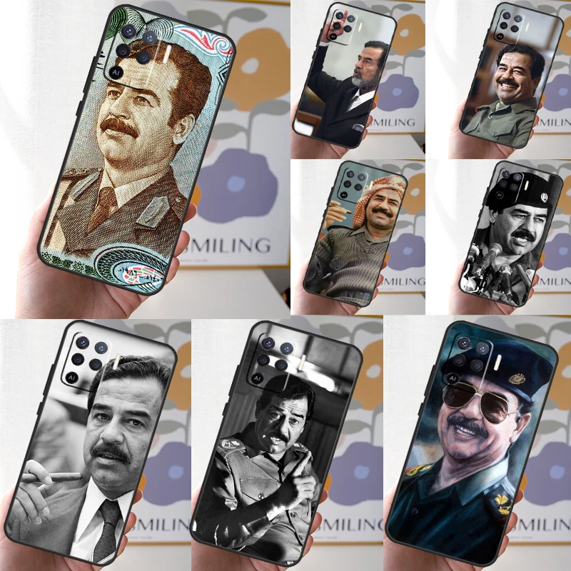 Saddam Hussein Iraq Arabic For OPPO A52 A72 A5 A9 A53 2020 A96 A76 A16 A54 A74 A94 A58 A78 A98 A15 A17 A57 A77 A79 Case