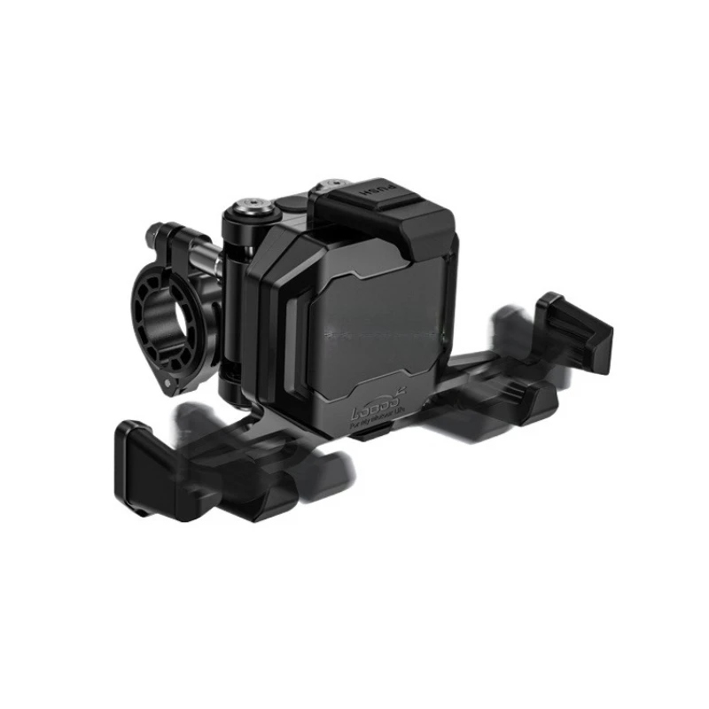 

Motorcycle folding mobile phone holder, shock-proof and anti-shake large camera shock-absorbing navigation bracket