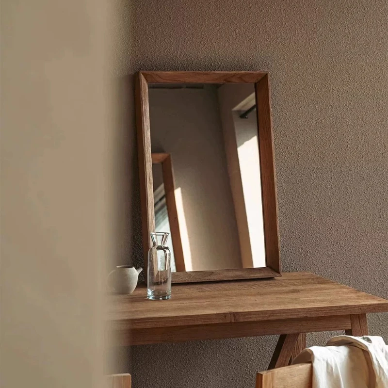 Funky Makeup Mirror Aesthetic Nordic Girls Dressing Table Modern Mirror Decoration Vintage Spiegel Wand Living Room Decorations