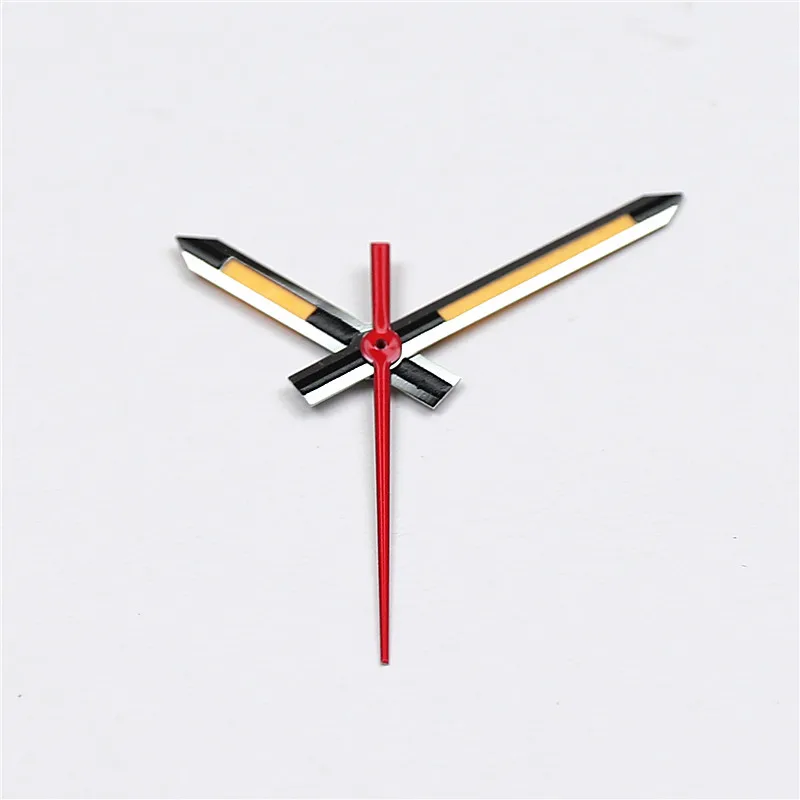 عقارب مضيئة مع عقارب ثانية متعددة الألوان زيت تعبئة مضيء أصفر وأخضر لتعديل الساعة NH34 NH35 NH36