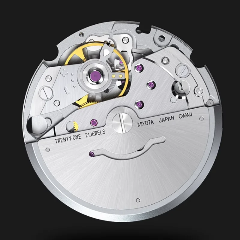 BORMAN Business Mens Automatic Mechanical Watch Ceramic Bezel MIYOTA 8215 Movement Sapphire Mirror Waterproof 100m Watches