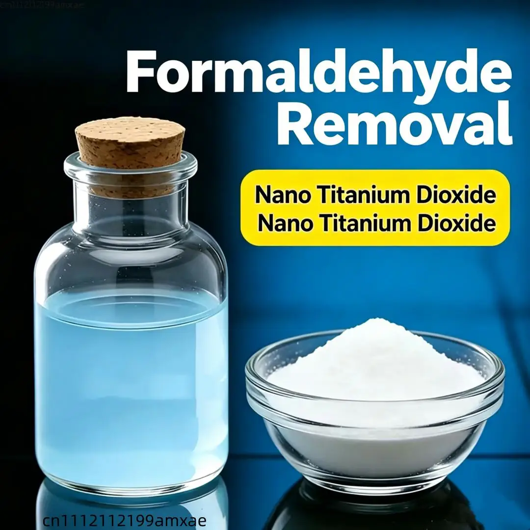 

5nm Nano TiO2 Photocatalyst Powder JR05 High Catalytic Activity Formaldehyde Removal Wall Self-cleaning Home Decoration