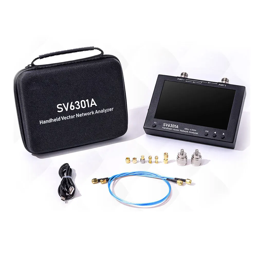 

SV6301A VNA 1MHz - 6.3GHz Handheld Portable Vector Network Analyzer with 7inch Screen