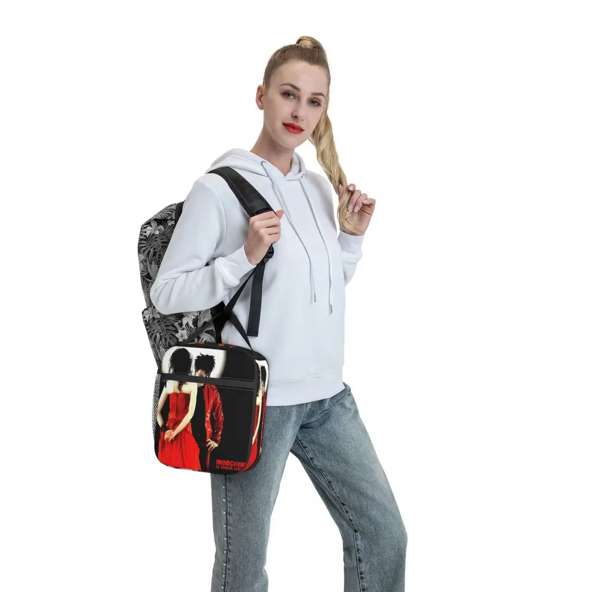 Indochine Arena Tour Lunch Bag Portable Zipper Lunch Box Child Office Print Cooler Bag Kawaii Oxford Thermal Tote Handbags