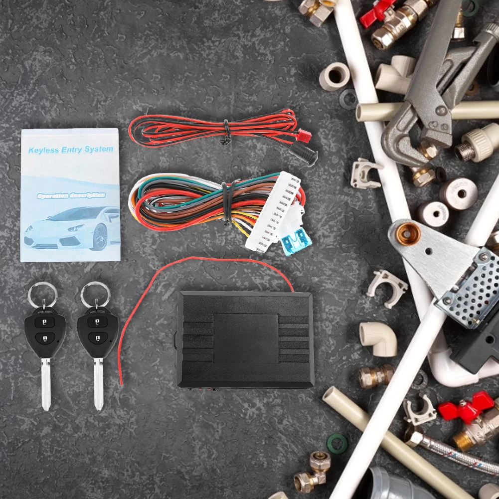 Kit Central remoto para coche, cerradura de puerta de vehículo, alarma de bloqueo, sistema de entrada sin llave