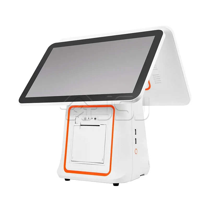 Pos Android Capacitive Touch Screen Display Lcd Panel Pos System With 8 Inch Customer Display