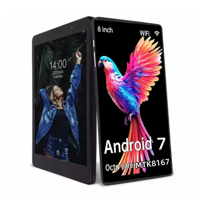 8인치 2GB RAM 32GB ROM 안드로이드 7.0 태블릿 PC H870 MTK8167 옥타 코어 1.6GHz 1280x800 픽셀 WIFI 듀얼 카메라