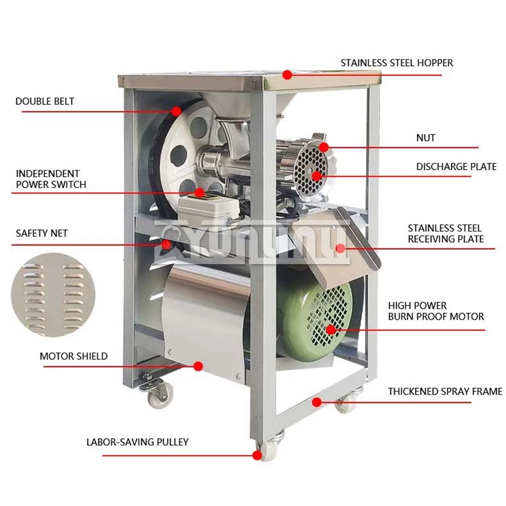 Komercyjna maszynka do mięsa do kiełbasy maszyna do wypychania elektryczna maszynka do mielenia mięsa 32 urządzenie domowe