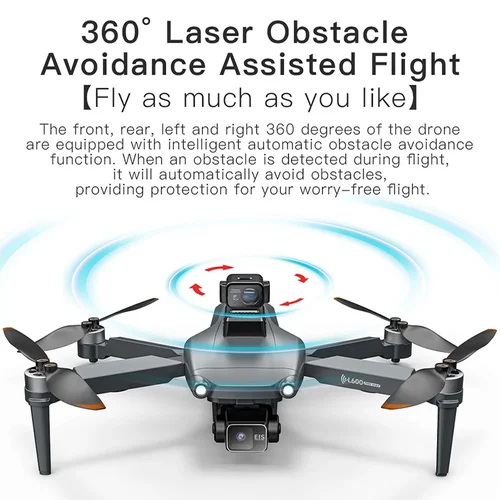 Imagen 2 del producto HOT-4K profesional HD Cámara Dual nuevo L600 PRO MAX GPS Drone 5KM cardán de 3 ejes 360 evitación de obstáculos sin escobillas Quadcopter juguete