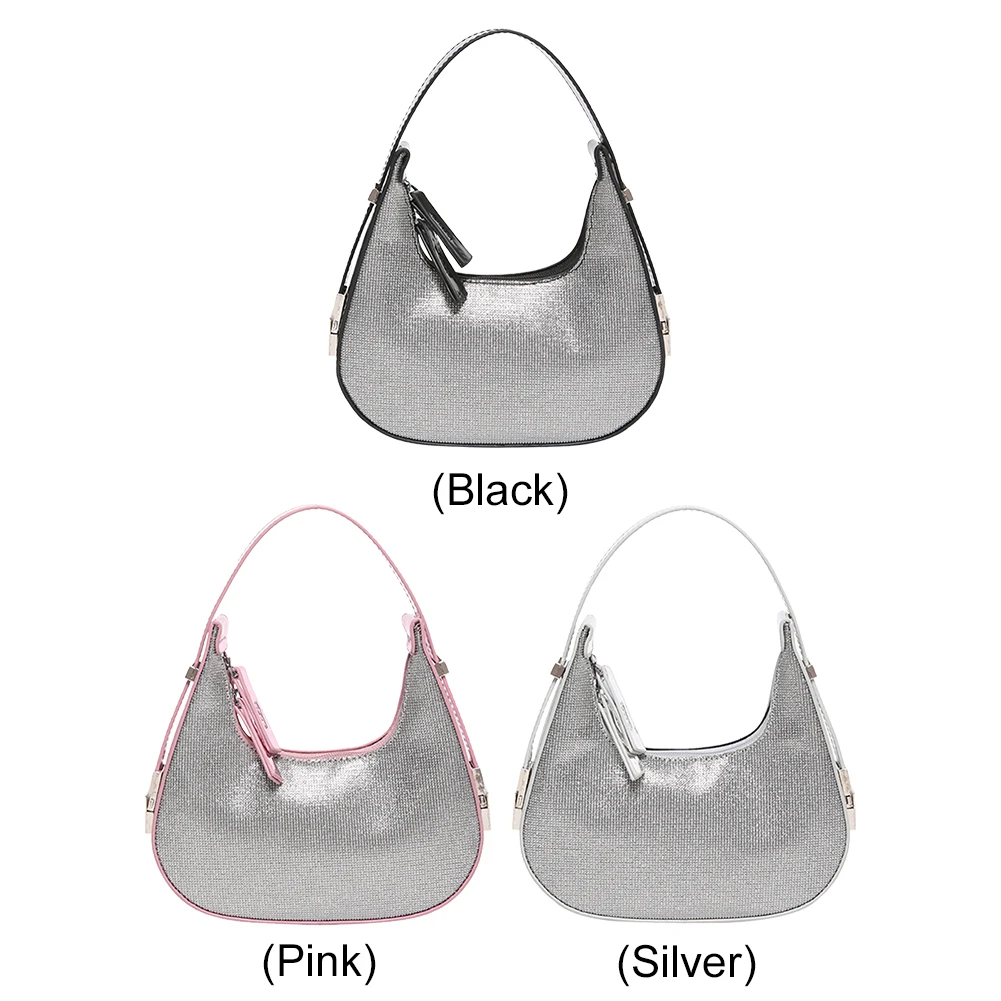 

Crescent Shoulder Bag Top Handle Handbag Y2k Hobo Bag Fashion Ladies Tote Bag for Women Work Shopping Travel