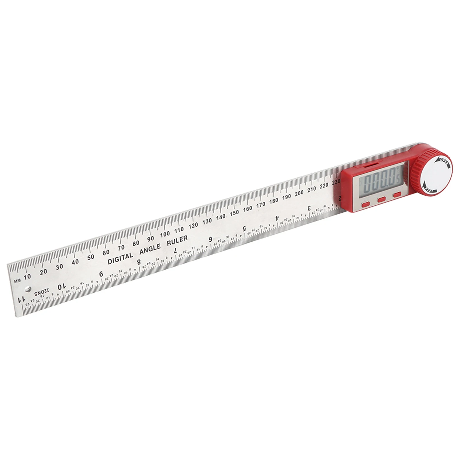 Digital Ruler Stainless Steel Electronic Ruler 360 Degree Measuring Tool for Angle Length Measurement Ruler Hand Operated Tool