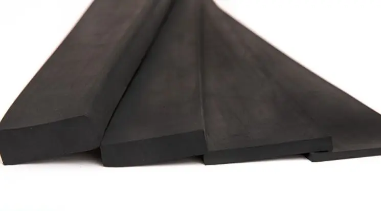 2M Rubber Seal Strip Square10 12  14 16 18 20mm thick Rubber Molding Shock AbsorberNon-slip, anti-collision sealing strip