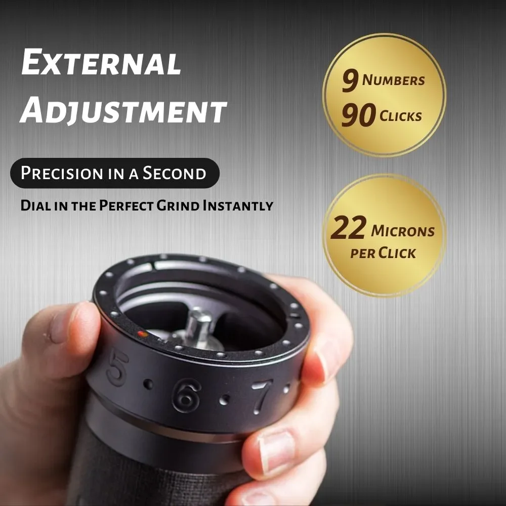1Zpresso ZP6 S Special Manual Coffee Grinder 48mm Burrs Finer Adjustment Mechanism Primarily Designed For Pour-over