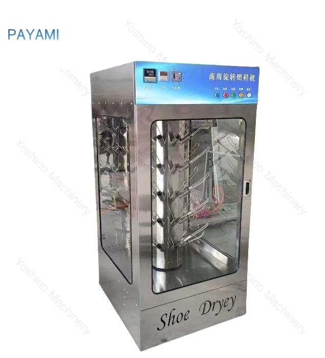 Automatic Shoe Washing Drying Machine For Dry Cleaning Store Capacity Commercial With Auto - Rotation Stainless Steel