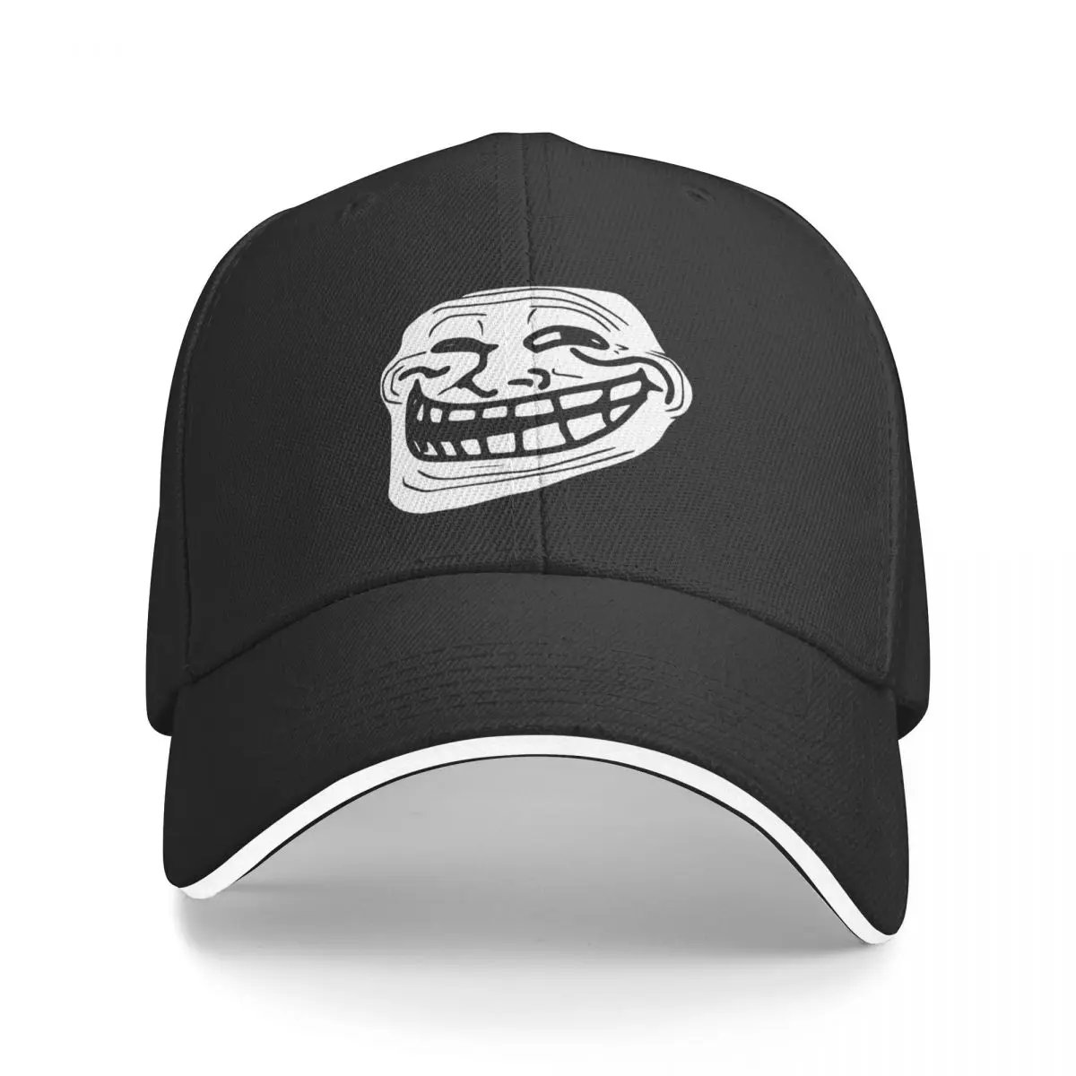 

Бейсбольная кепка Trollface Snapback, забавная шляпа, шляпа от солнца, роскошная мужская шляпа, бейсболка для мужчин и женщин