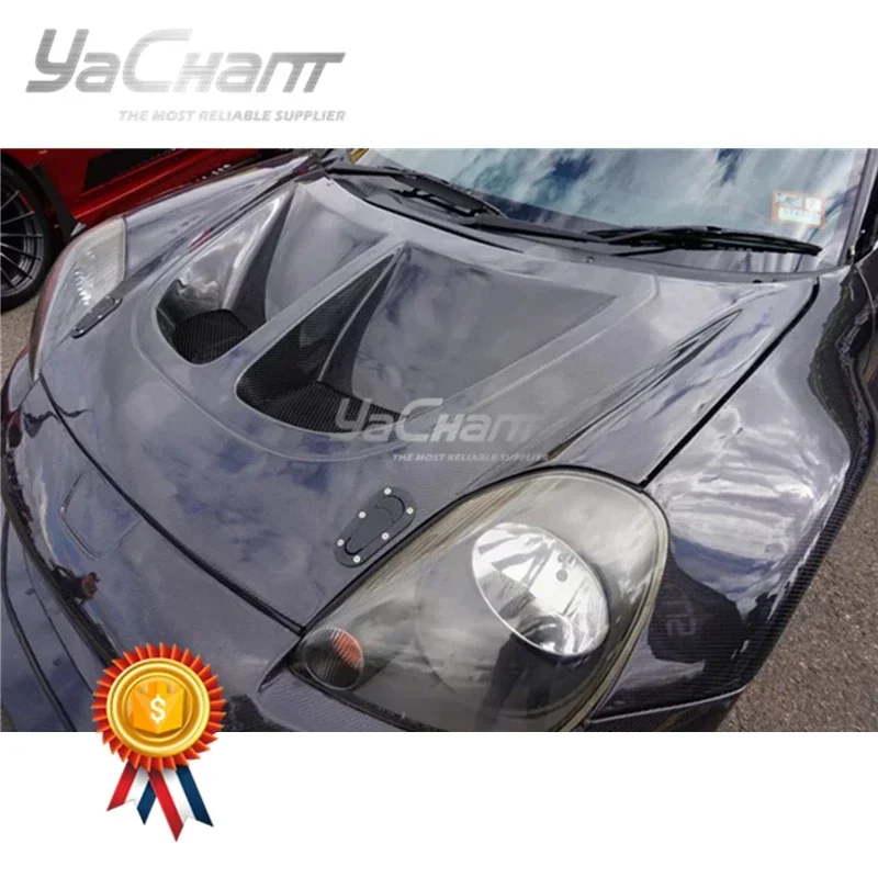 

Капот из карбона/стекловолокна для тюнинга автомобиля, подходит для MR2 Spyder Roadster MR-S ZZW30 2000-2005 годов выпуска, с вентиляционными отверстиями.