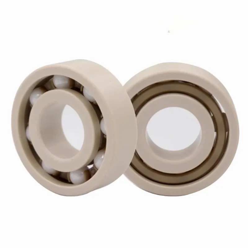 PEEK Plastic bearing micro deep groove ball 603 604 605 606-689 wear-resistant, durable, corrosion-resistant, and high-temperatu
