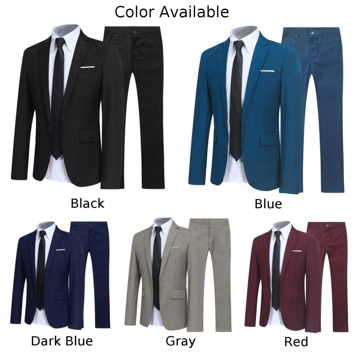 Mens Trendy Suit ThreePiece Suit Gentleman Suit Pants Wedding Dress Tie Shirt