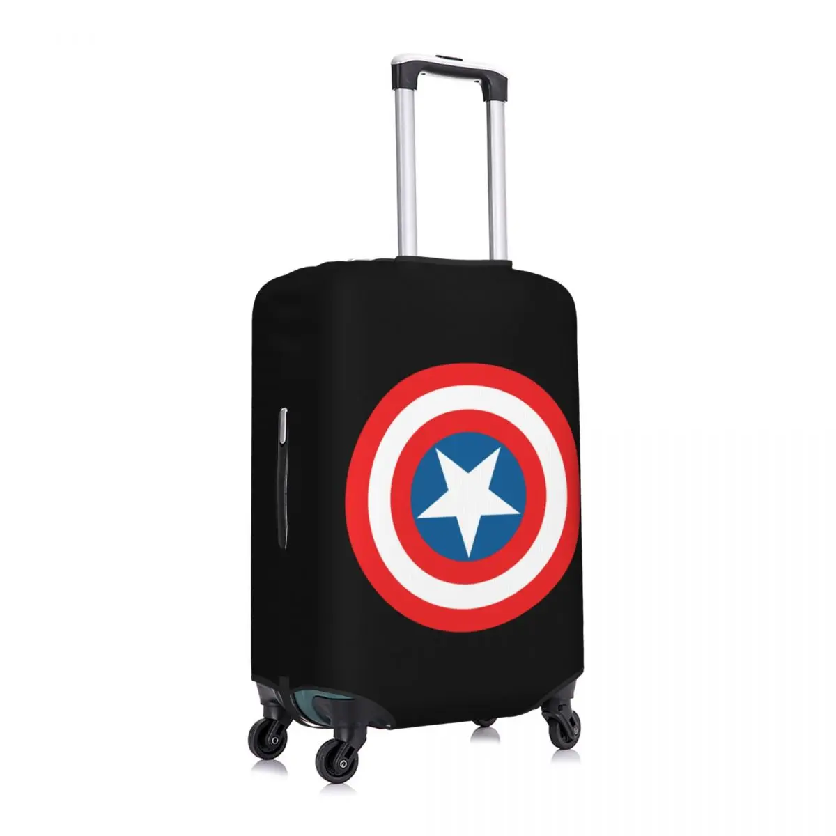 Custom Captain America Suitcase Cover Dust Proof Luggage Protective Covers for 18-32 inch