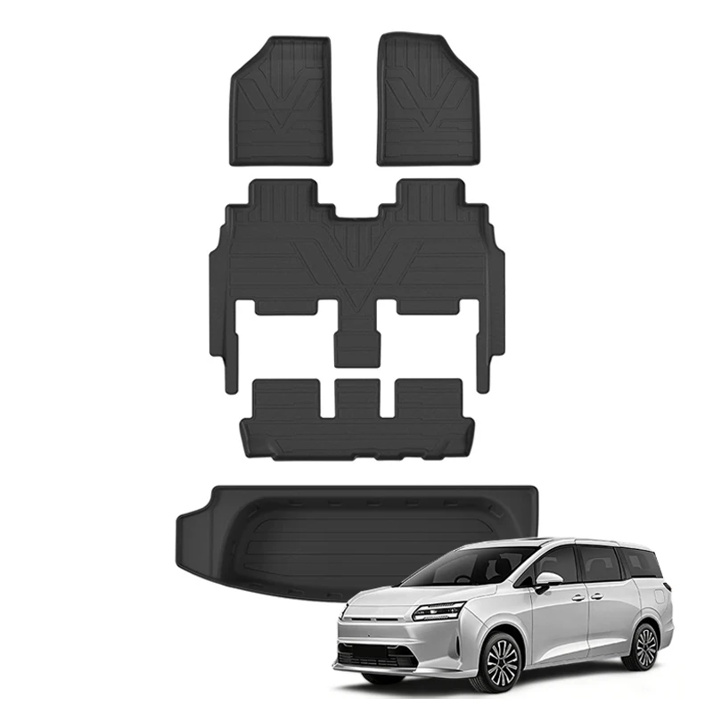 

Коврик в багажник автомобиля для Wuling DARION EV, TPE-коврики для пола, всепогодные, водонепроницаемые, противоскользящие, защитные накладки для заднего багажника от грязи
