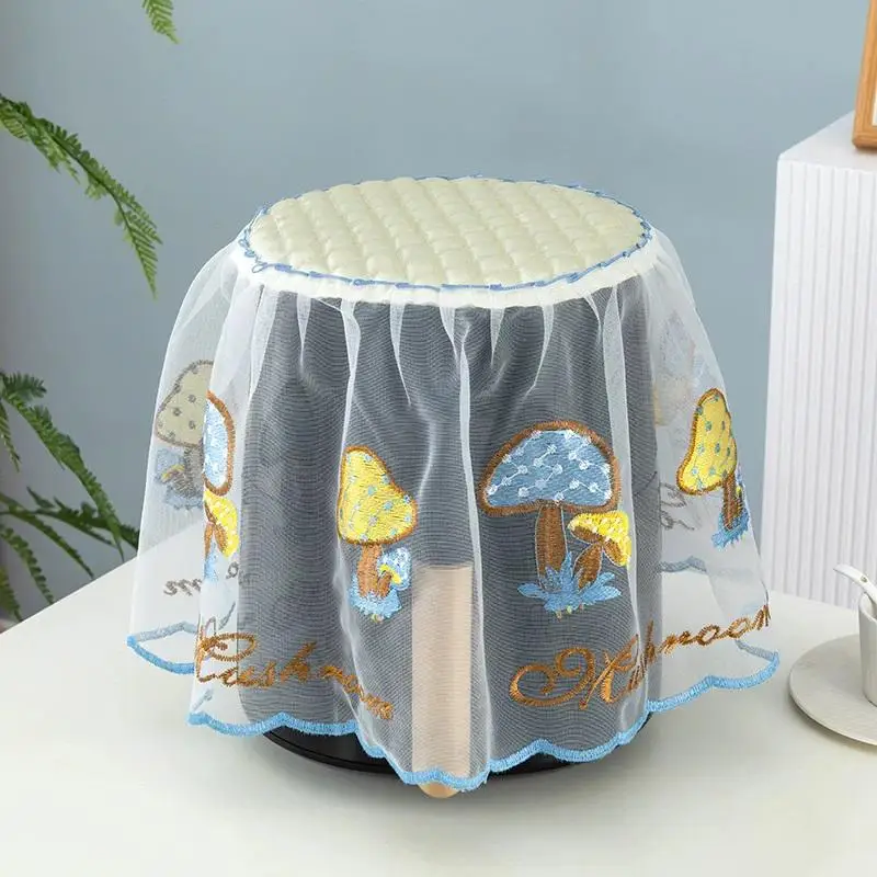 Universal Air Fryer Dust Cover Electric Rice Pot Dust Cover Lace Fabric Cover For Laundry Kitchen Appliances Dust Cover view 4