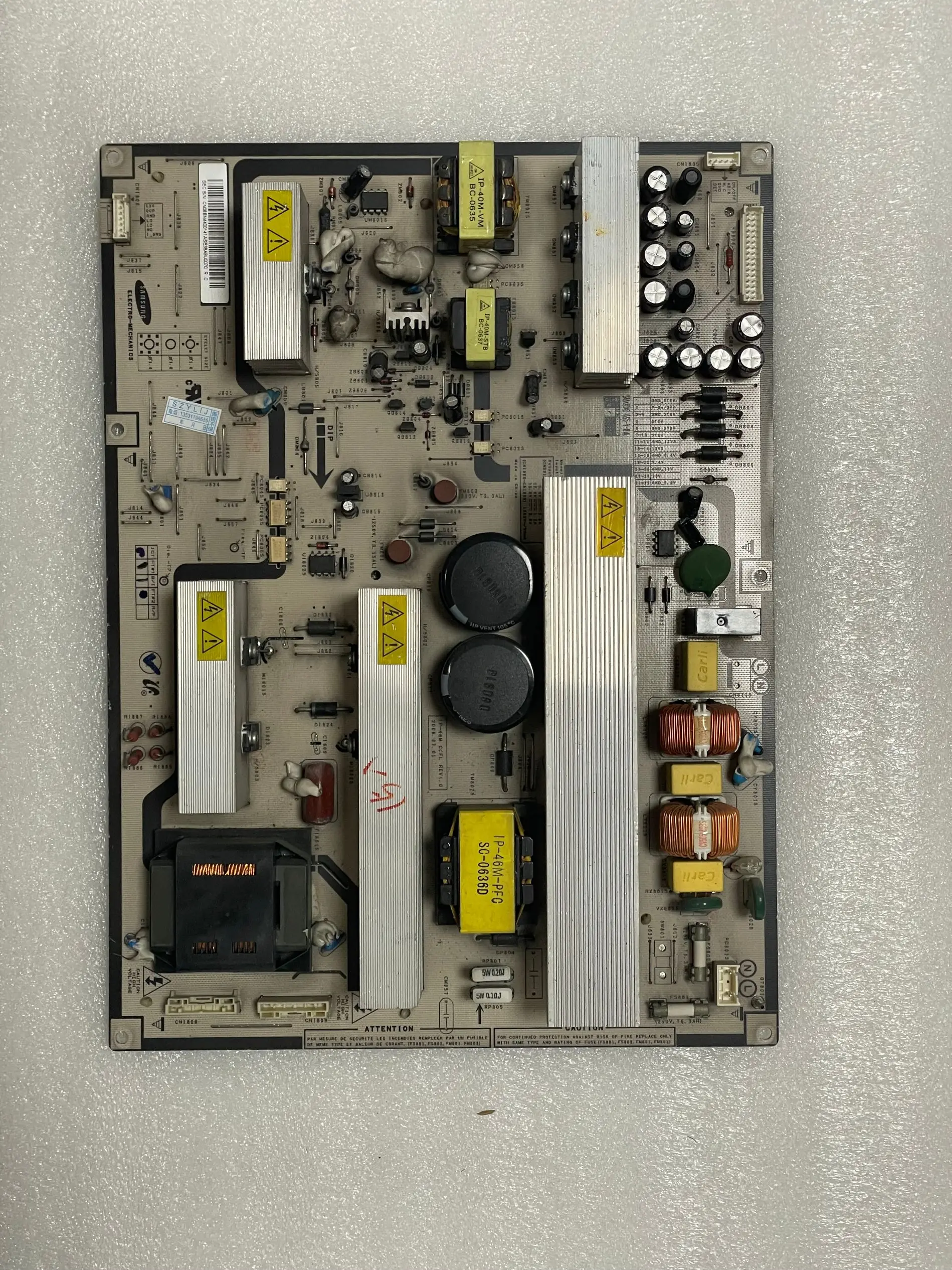 

BN44-00141A BN44-00141B IP-350135A CS61-0260-06 connect with power supply logic board for / LA46N71B T-CON connect board