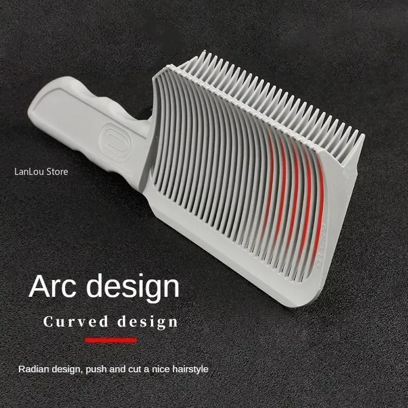 Fading Comb Professional Barber Clipper Blending Flat Top Hair Cutting Comb For Men Heat Resistant Fade Brush Barber Accessories