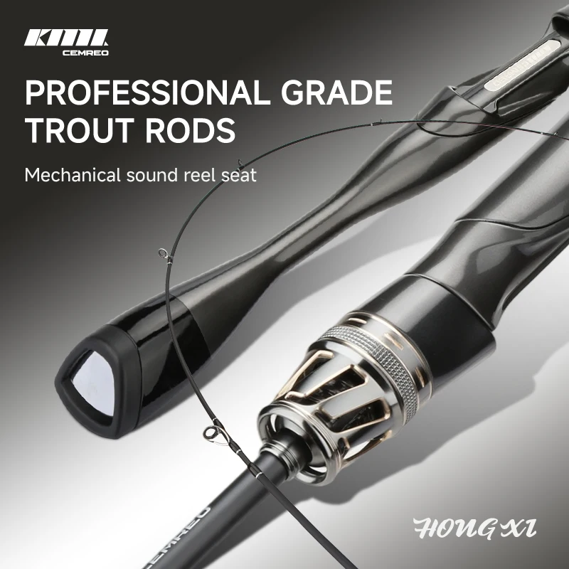 CEMREO UL Solid Tip Trout Rod Spinning/Casting Fishing Rod Light Weight Rod for Fishing Model:YANQUE