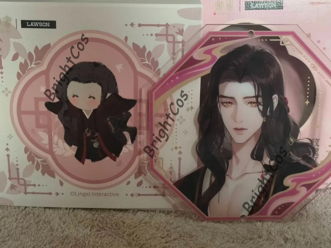 [Offical Collab] Ashes of The Kingdom X Lawson Game Half-Day Leisure Cos Zuoci Furong Yuanji Liubian Sunce Acrylic Coaster Gift