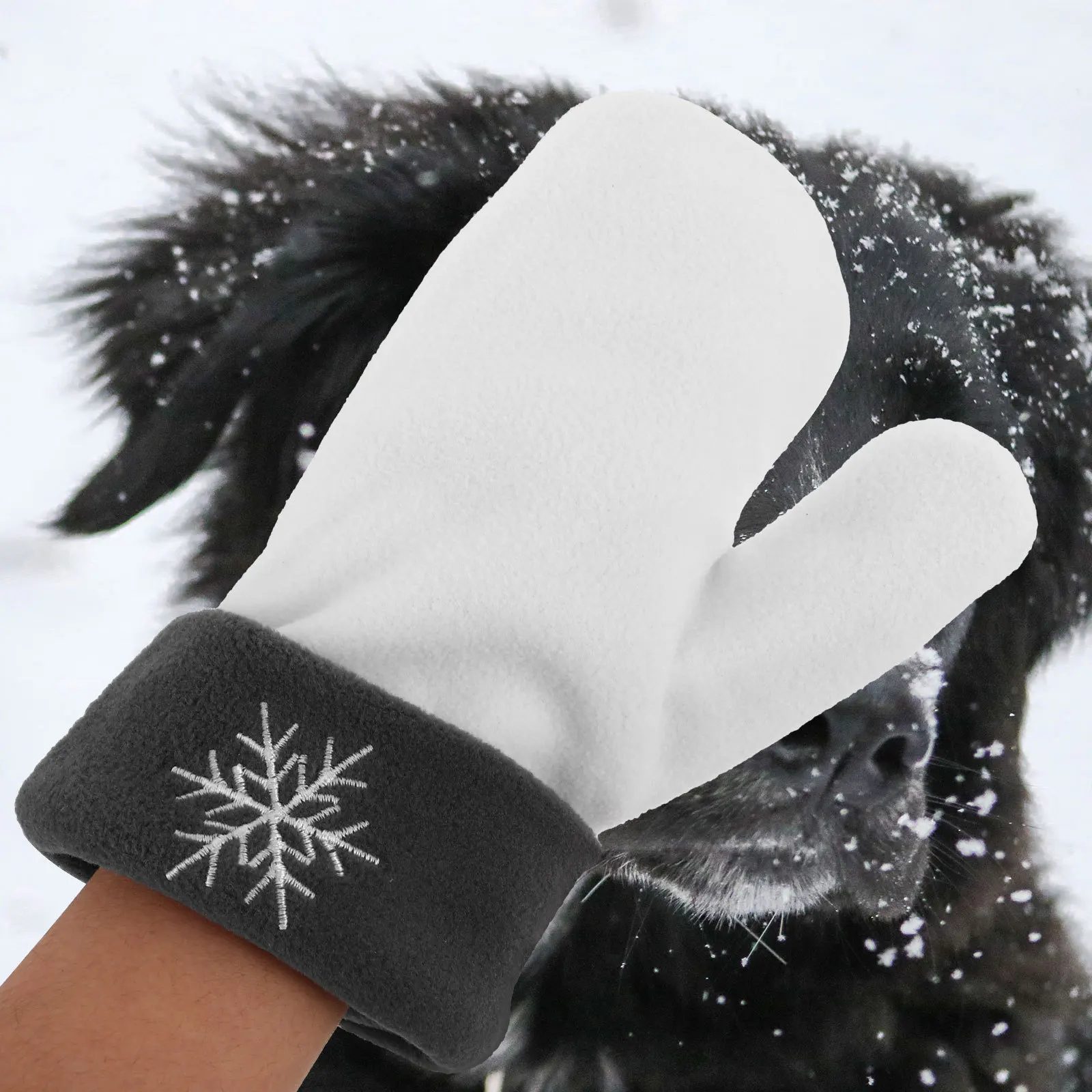 

1Set Couples Hand Holding Mittens Warm Winter Gloves for Him and Her Soft Double Layer Fleece for Outdoor Walking Travel