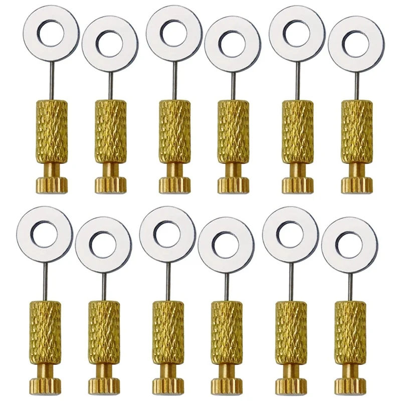 

CMHI-12Piece Leather Suture Positioning Needle Handmade DIY Leather Positioning Pins Leather Good