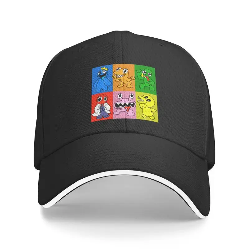 Custom Funny Rainbows Friend Play Games Baseball Cap Sports Men Women's Adjustable Dad Hat Spring