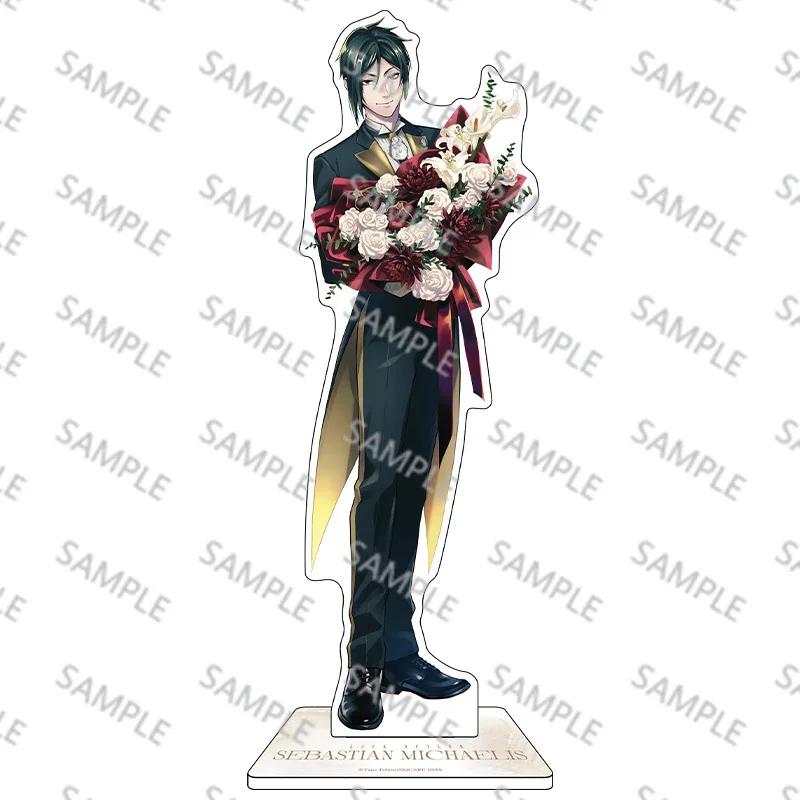 Black Butler Figure Anime Peripherals Acrylic Stand Sebastian·Michaelis Desk Ornaments Action Figure Gifts Collections - view 2