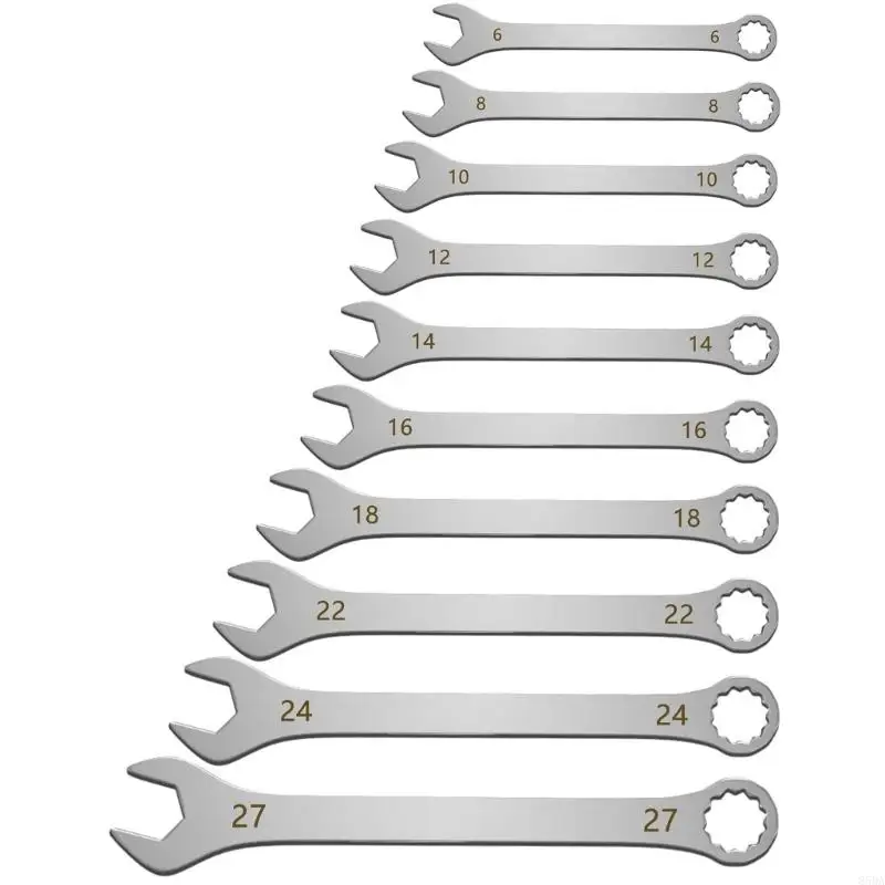 

Практическая двойная боковая гаечная гаечная газета подходит для сжатых заработанных зон с устойчивыми сталью