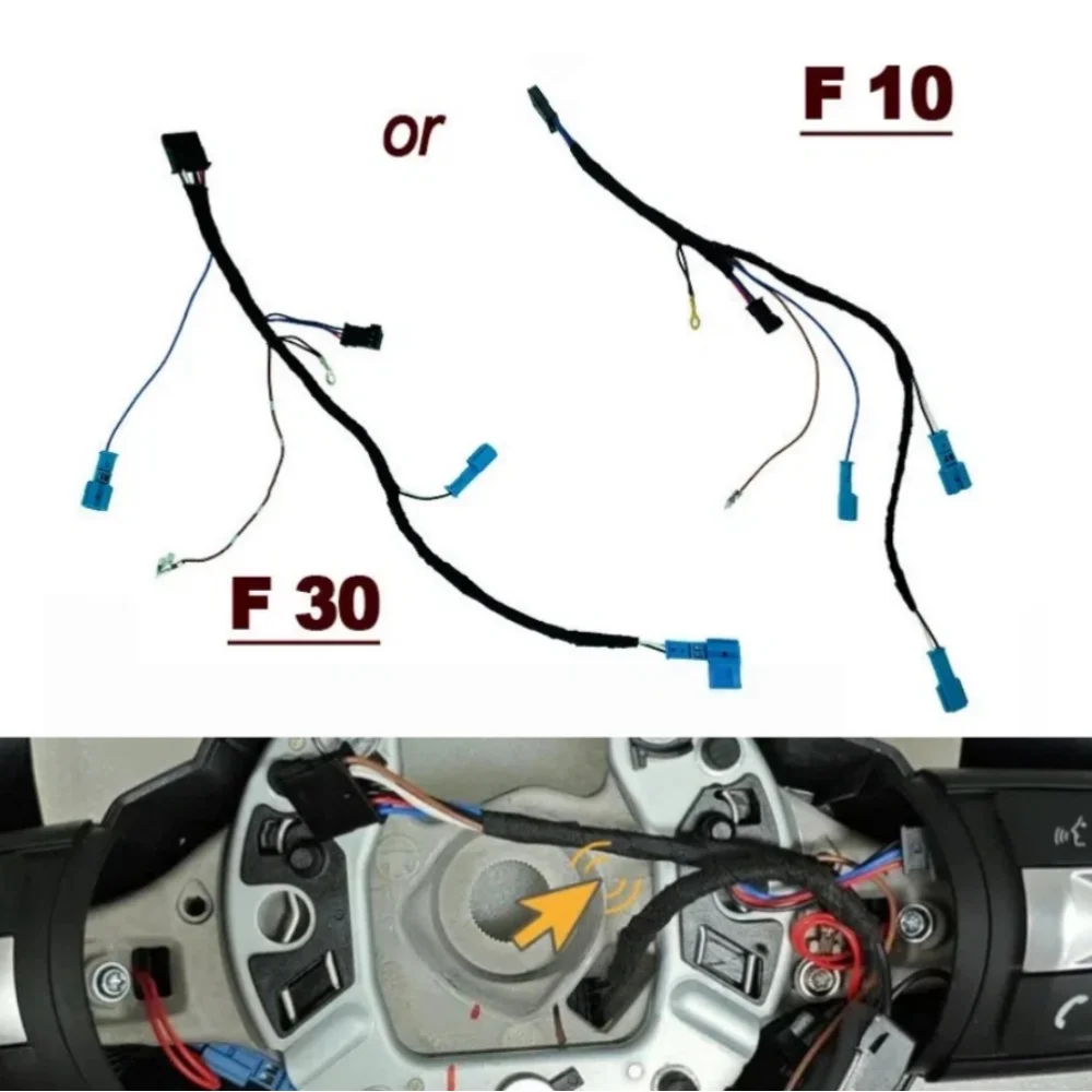 New For BMW M Sport Car Steering Wheel Wiring Harness Paddles For BMW M3/M5 F10/F30 F20 F21 F22 F31 F32 F33 Auto Parts