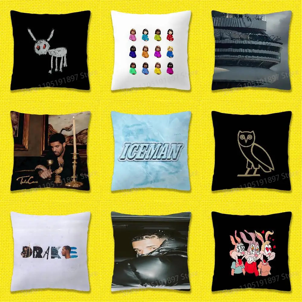 

D-Drake Iceman Take Care Views OWL Throw Pillow Case For 55x55cm 40x40cm 45x45cm 50x50cm 30x30cm Square Office Pillowship Cover